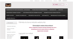 Desktop Screenshot of italoskeszlet.hu